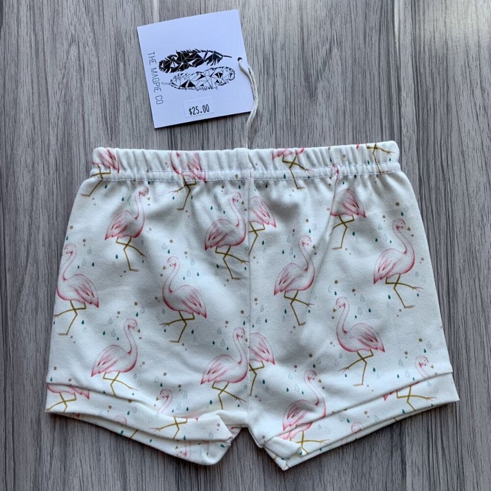 NWT Mag + Pie Flamingo Shorts